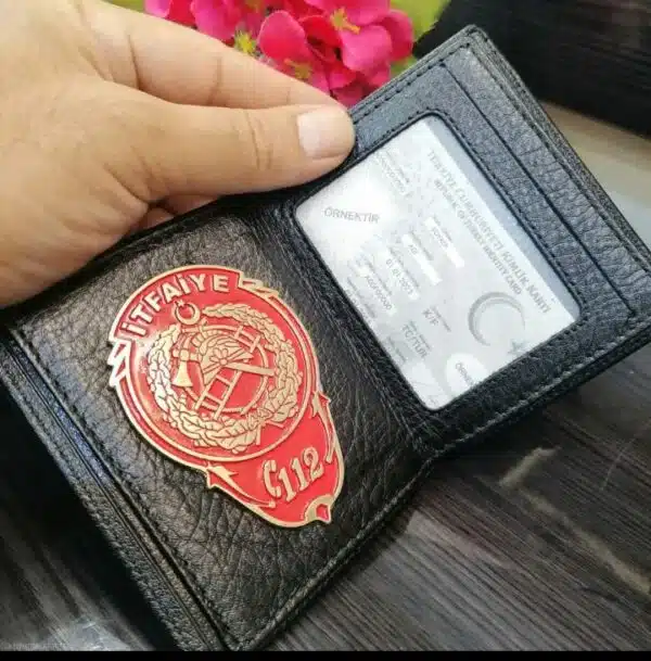İTFAİYE ROZETLİ CÜZDAN